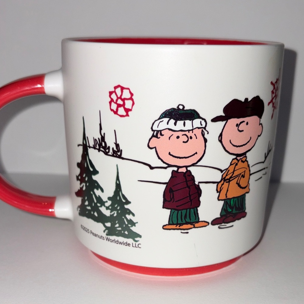 Peanuts 2025 Red Holiday Mug